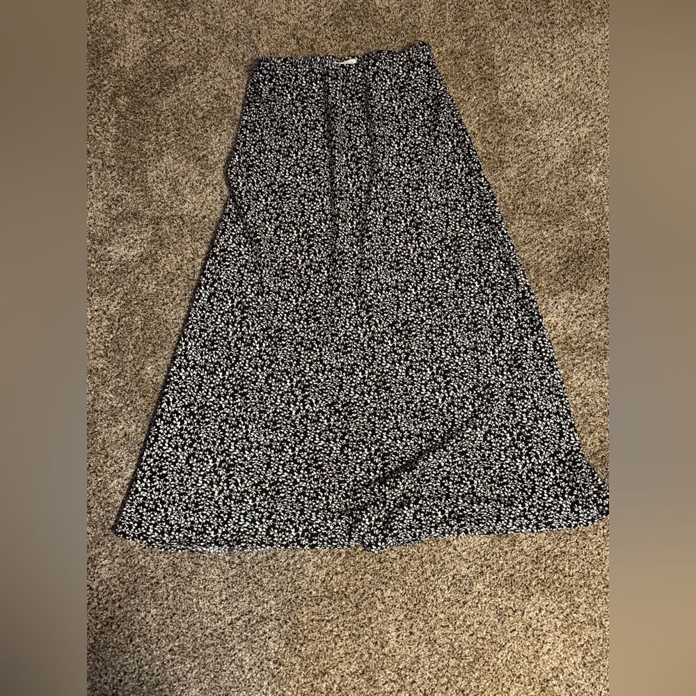 Black and white skirt